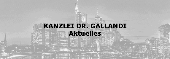 KANZLEI DR. GALLANDI
Veröffentlichungen